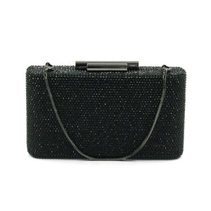 Alexa Crystal Clutch (Black)