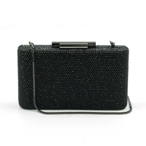 Alexa Crystal Clutch (Black)