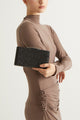 Alexa Crystal Clutch (Black)