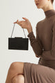 Alexa Crystal Clutch (Black)