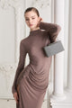 Alexa Crystal Clutch (Pewter)