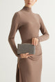 Alexa Crystal Clutch (Pewter)