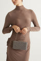 Alexa Crystal Clutch (Pewter)