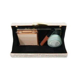 Evelyn Crystal Clutch (RoseGold)