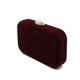 Sienna Velvet Clutch (Plum)