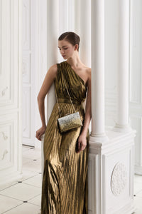 Stella Glitter Clutch (Gold)