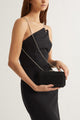 Veralyn Crystal Clutch (Black)