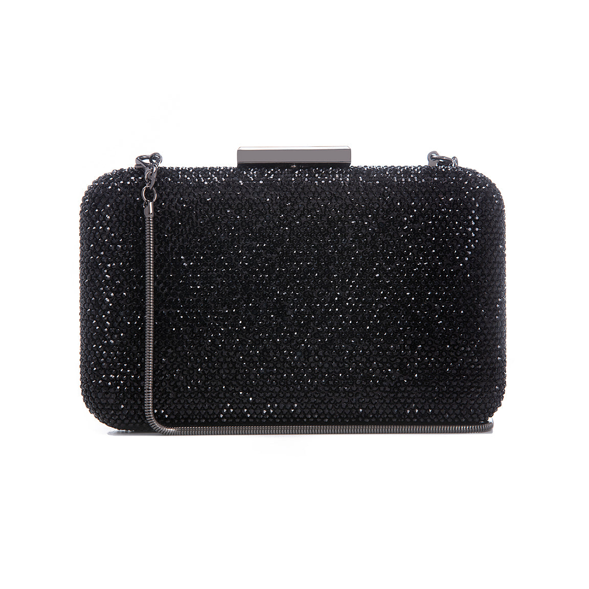Black crystal clutch bag outlet