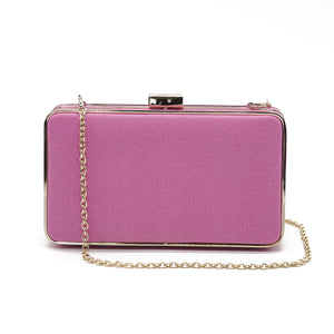 Kirsten Leather Clutch (Pink)