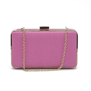 Kirsten Leather Clutch (Pink)