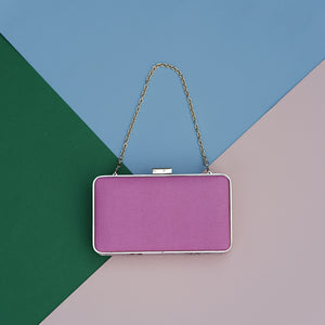 Kirsten Leather Clutch (Pink)