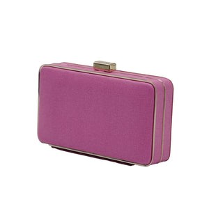 Kirsten Leather Clutch (Pink)