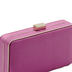 Kirsten Leather Clutch (Pink)