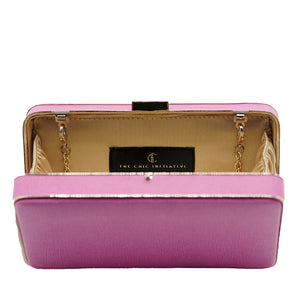 Kirsten Leather Clutch (Pink)