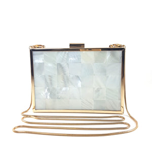 Mother of Pearl Clutch 1 | The Chic Initiative | Malaysian label of specially designed clutches, evening bags and minaudieres | Free shipping to Malaysia Singapore Brunei