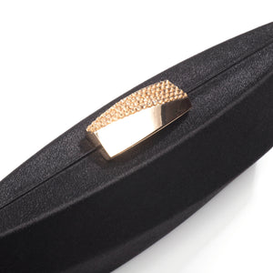Sandro Satin Clutch (Black) 6 | The Chic Initiative | Malaysian label of specially designed clutches, evening bags and minaudieres | Free shipping to Malaysia Singapore Brunei