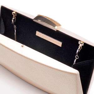 Sandro Satin Clutch (Rose Gold) 5 | The Chic Initiative | Malaysian label of specially designed clutches, evening bags and minaudieres | Free shipping to Malaysia Singapore Brunei