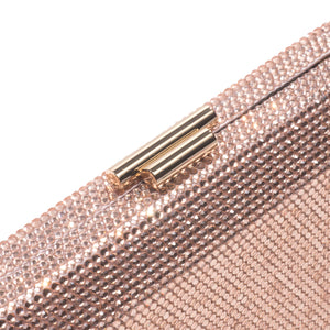 Veralyn Crystal Clutch (Rose Gold) 3 | The Chic Initiative | Malaysian label of specially designed clutches, evening bags and minaudieres | Free shipping to Malaysia Singapore Brunei