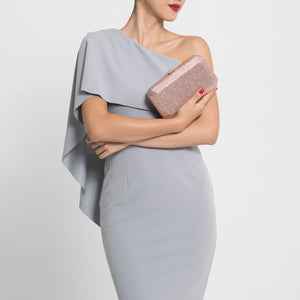 Veralyn Crystal Clutch (Rose Gold) 4 | The Chic Initiative | Malaysian label of specially designed clutches, evening bags and minaudieres | Free shipping to Malaysia Singapore Brunei
